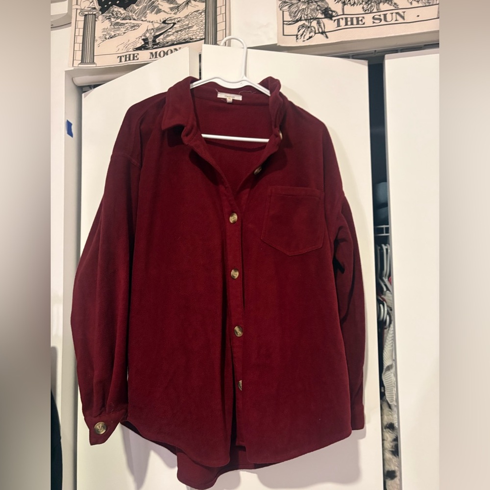 Maurice’s Red Button-Up Shirt